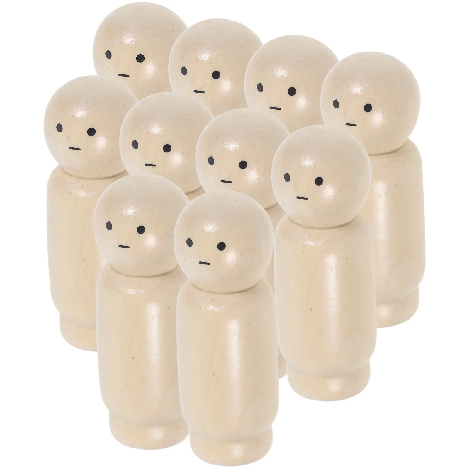 10Pcs DIY Wooden Peg Unpainted Painting Craft Kids Art Supplies Creative Blank Pegs for Home Classroom Decor Peg
10Pcs DIY Wooden Peg Unpainted Painting Craft Kids Art Supplies Creative Blank Pegs for Home Classroom Decor Peg