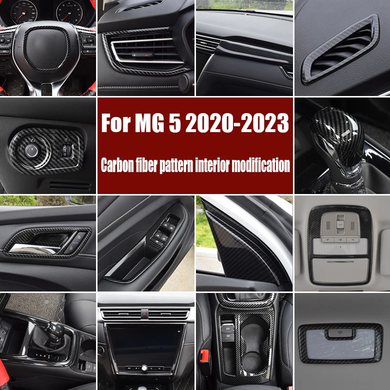 For MG 5 2023 2022 2021 2020 Carbon fiber pattern interior gear shift central control air outlet water cup frame lifting panel
For MG 5 2023 2022 2021 2020 Carbon fiber pattern interior gear shift central control air outlet water cup frame lifting panel