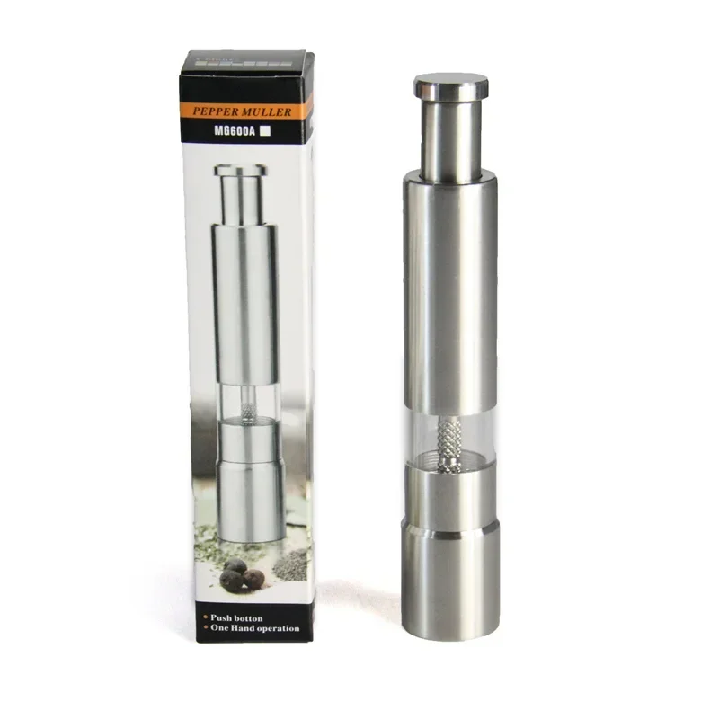 Pepper Grinder,Household Sea Salt Ginder, Creative Stainless Steel Spice Grinder,Manual Sea Salt Mill
Pepper Grinder,Household Sea Salt Ginder, Creative Stainless Steel Spice Grinder,Manual Sea Salt Mill