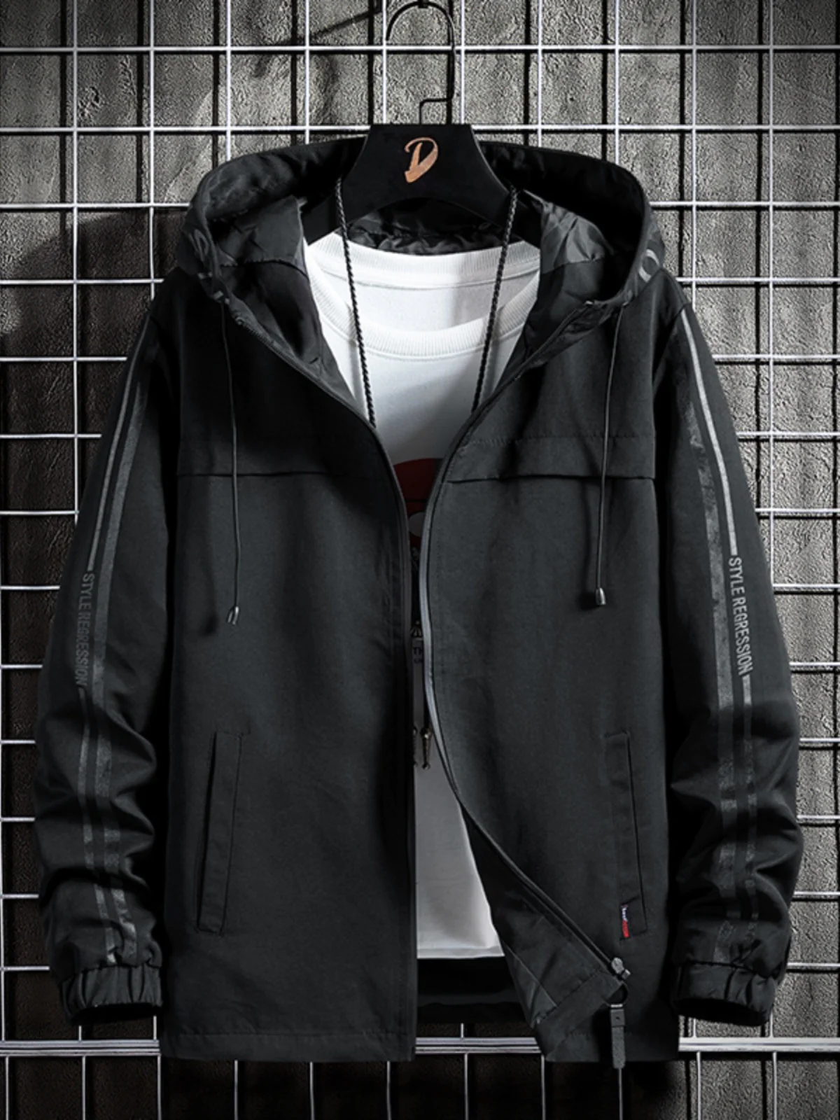 Casual Spor Men's Jaet Trendy Spring Autumn Outerwear Windproof Polyester Nylon Cosite Fiber Loose Fit Modern Sle
Casual Spor Men's Jaet Trendy Spring Autumn Outerwear Windproof Polyester Nylon Cosite Fiber Loose Fit Modern Sle