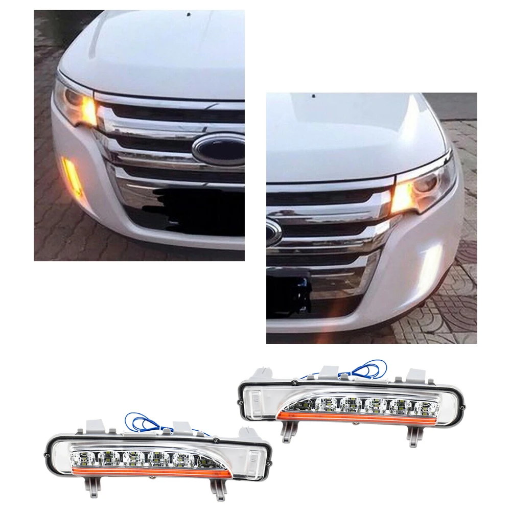 1 комплект для Ford Edge 2011 2012 2013 2014, противотуманные фары DRL, дневные ходовые огни, светодиодные фары для транспортных средств, автоаксессуары
1 комплект для Ford Edge 2011 2012 2013 2014, противотуманные фары DRL, дневные ходовые огни, светодиодные фары для транспортных средств, автоаксессуары