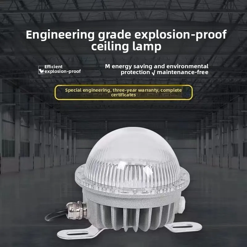 Explosion Proof LED 30W Explosion Proof Industrial Warehouse Chemical Room Gas Station Special Circular Ceiling Light
Explosion Proof LED 30W Explosion Proof Industrial Warehouse Chemical Room Gas Station Special Circular Ceiling Light