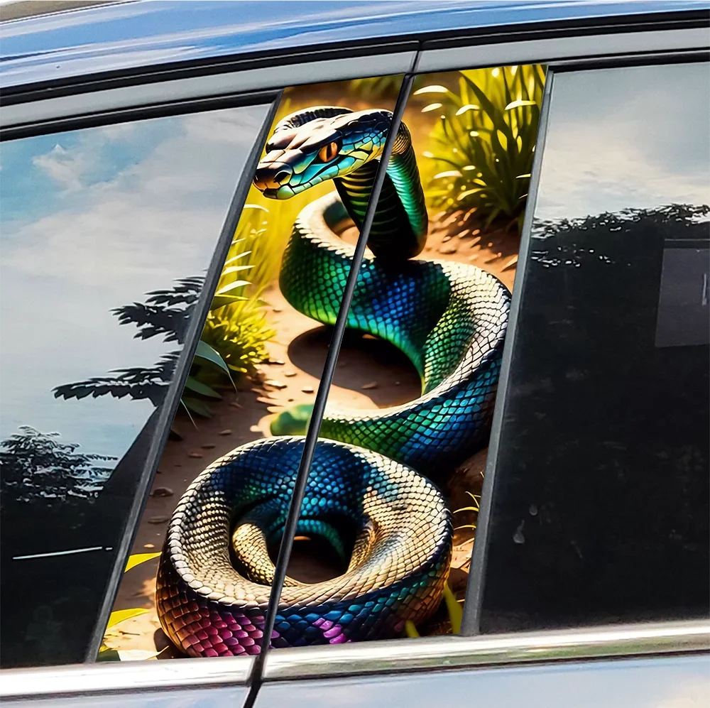 Venomous Snake Car Stickers Auto B-pillar Waterproof Sunscreen Vinyl Decals Auto Center Column Cover Scratches Decor Accessories
Venomous Snake Car Stickers Auto B-pillar Waterproof Sunscreen Vinyl Decals Auto Center Column Cover Scratches Decor Accessories