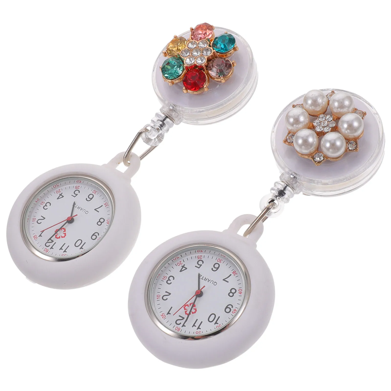 2pcs Premium Silicon Hanging Watch For Nurses Clip-On Pocket Timepiece Brooch Design Portable Medical Gift Accurate Timekeeping
2pcs Premium Silicon Hanging Watch For Nurses Clip-On Pocket Timepiece Brooch Design Portable Medical Gift Accurate Timekeeping