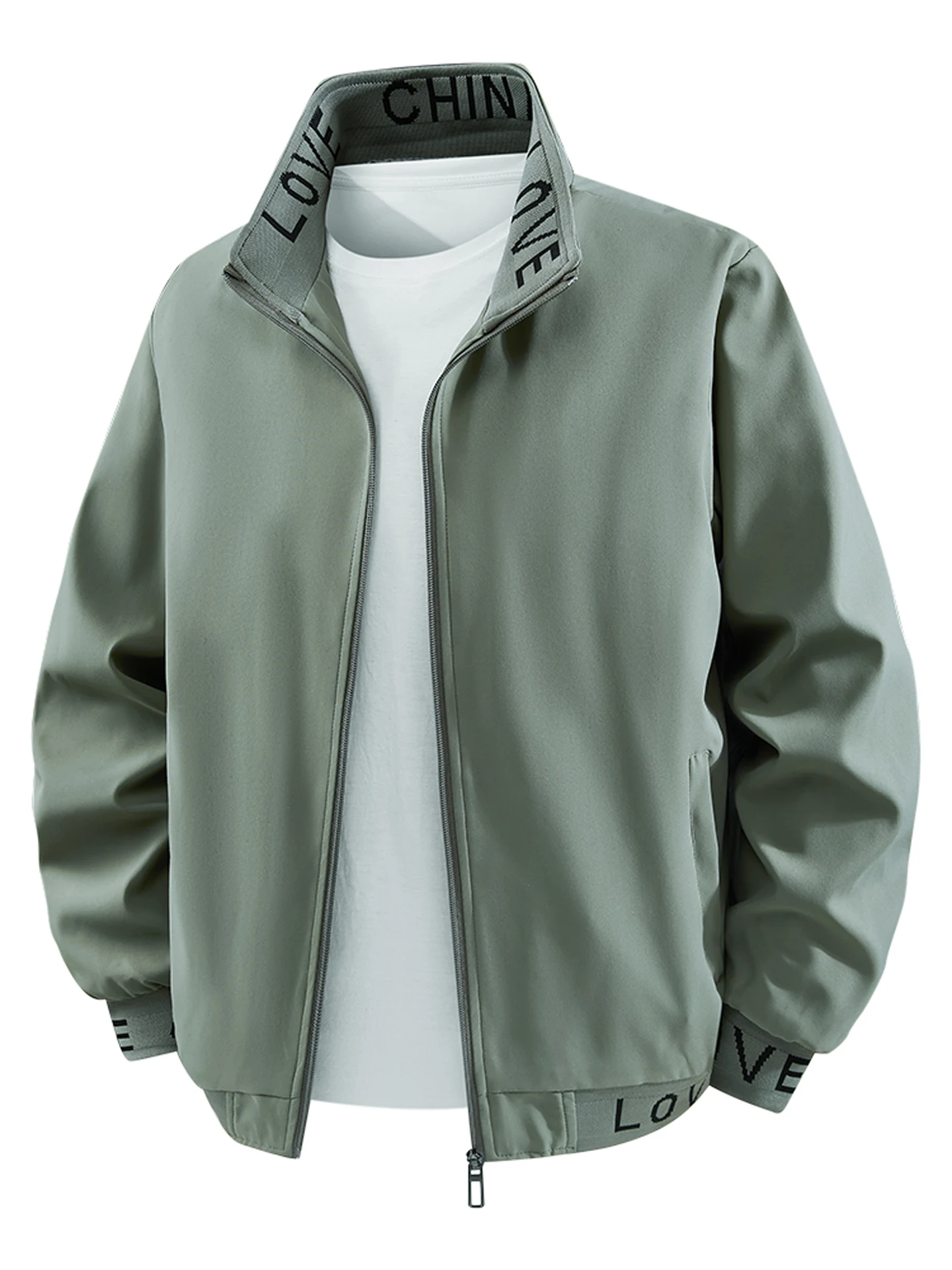 Spring Autumn Thin Stand Collar Letter Decorated Jaet Men's Vintage Casual Loose Large Size Coat Trendy Brand Top
Spring Autumn Thin Stand Collar Letter Decorated Jaet Men's Vintage Casual Loose Large Size Coat Trendy Brand Top