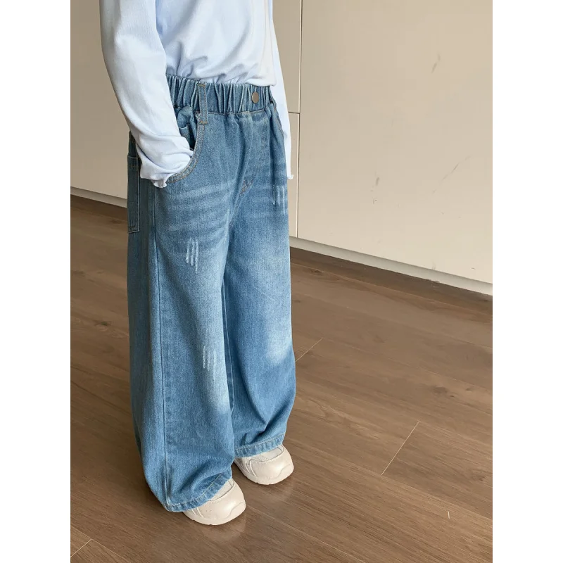 Xty-Girls' Pants Spring Children's Trousers Spring and Autumn Baby's Thick Wide-Leg Pants Little Girl's Jeans
Xty-Girls' Pants Spring Children's Trousers Spring and Autumn Baby's Thick Wide-Leg Pants Little Girl's Jeans