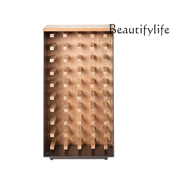 Nordic Style Solid Wood Wine Cabinet Italian Minimalist Wine Rack Modern Light Luxury Open Wine Cabinet 
Nordic Style Solid Wood Wine Cabinet Italian Minimalist Wine Rack Modern Light Luxury Open Wine Cabinet