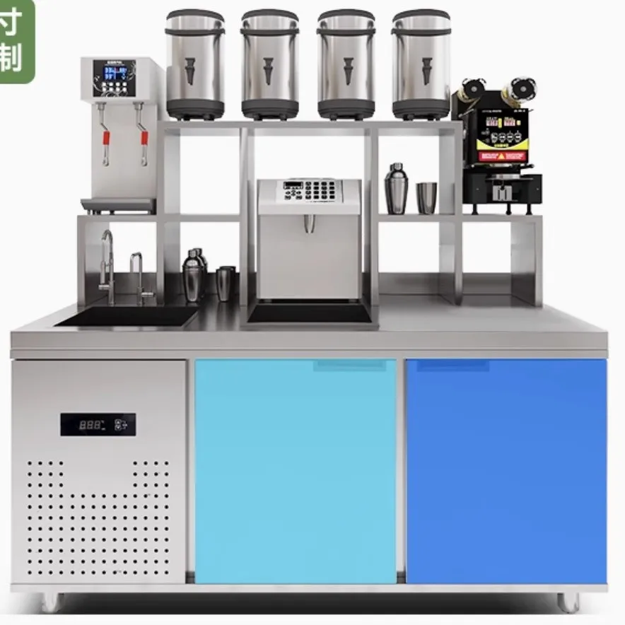 Milk tea shop equipment full set of operation table water bar workbench new Chinese tea coffee shop bar dessert cabinet
Milk tea shop equipment full set of operation table water bar workbench new Chinese tea coffee shop bar dessert cabinet
