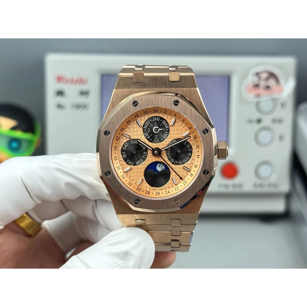 Мужские часы A+ Top-Tier Reissue с хронографом из розового золота
Мужские часы A+ Top-Tier Reissue с хронографом из розового золота