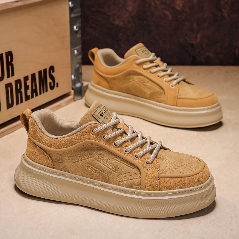 Men's Casual Sports Shoes with Thick Sole – Multi-Functional Running Style, Lightweight Breathable Lining. Perfect for Outdoor A
Men's Casual Sports Shoes with Thick Sole – Multi-Functional Running Style, Lightweight Breathable Lining. Perfect for Outdoor A