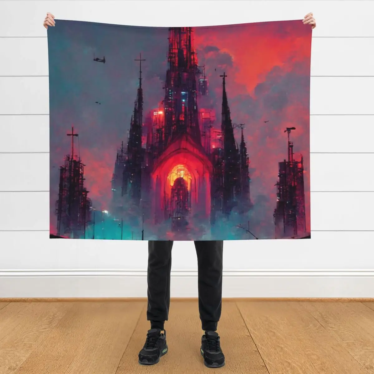 Cyberpunk Cathedral In Sunset Throw Blanket Retros sofa bed Luxury Brand Blankets
Cyberpunk Cathedral In Sunset Throw Blanket Retros sofa bed Luxury Brand Blankets