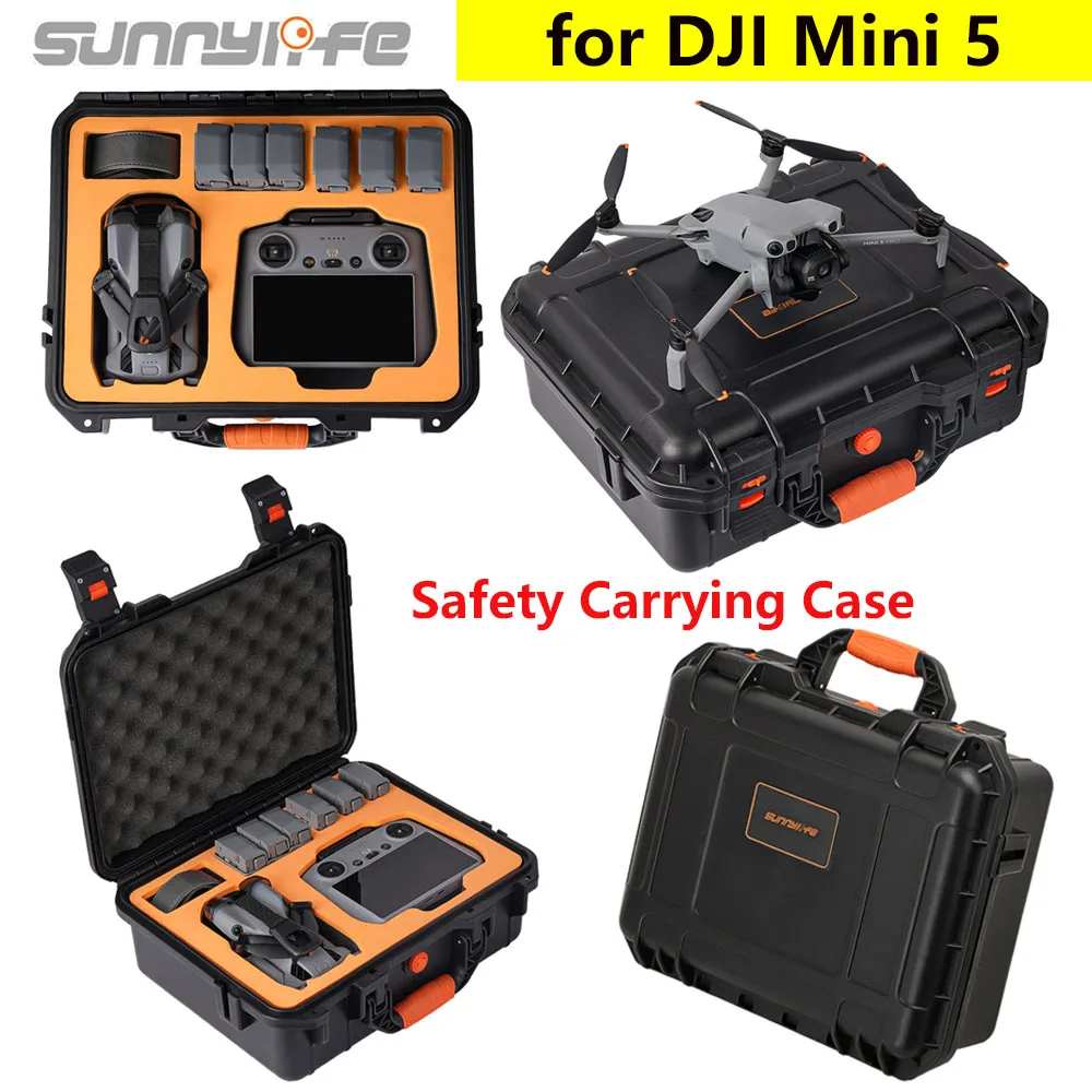 Sunnylife Handbag For DJI Mini 5 Pro Explosion Proof Case Storage Bag Portable Waterproof Box Hard Shell Large Capacity Case
Sunnylife Handbag For DJI Mini 5 Pro Explosion Proof Case Storage Bag Portable Waterproof Box Hard Shell Large Capacity Case