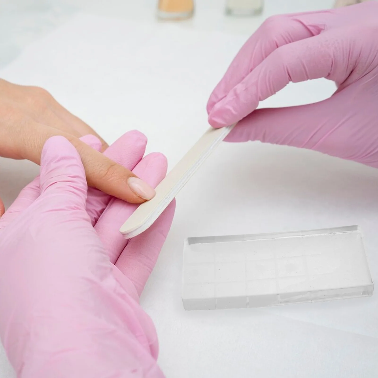 Reusable Clear Silicone Nail Stamper Transparent Stamp Head for French Tip Nail Art Design Home Salon Tool Stamper
Reusable Clear Silicone Nail Stamper Transparent Stamp Head for French Tip Nail Art Design Home Salon Tool Stamper