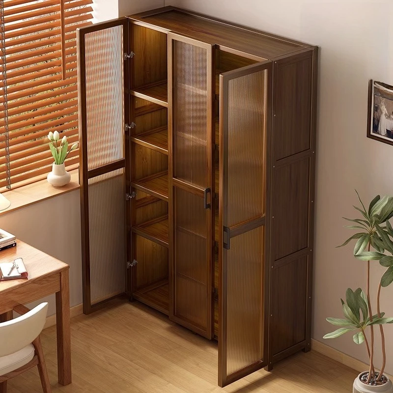 Modern Bookcase with Doors Bamboo Bookshelf Storage Cabinet with Flip Doors Bookcase for Living Room Bedroom Office
Modern Bookcase with Doors Bamboo Bookshelf Storage Cabinet with Flip Doors Bookcase for Living Room Bedroom Office