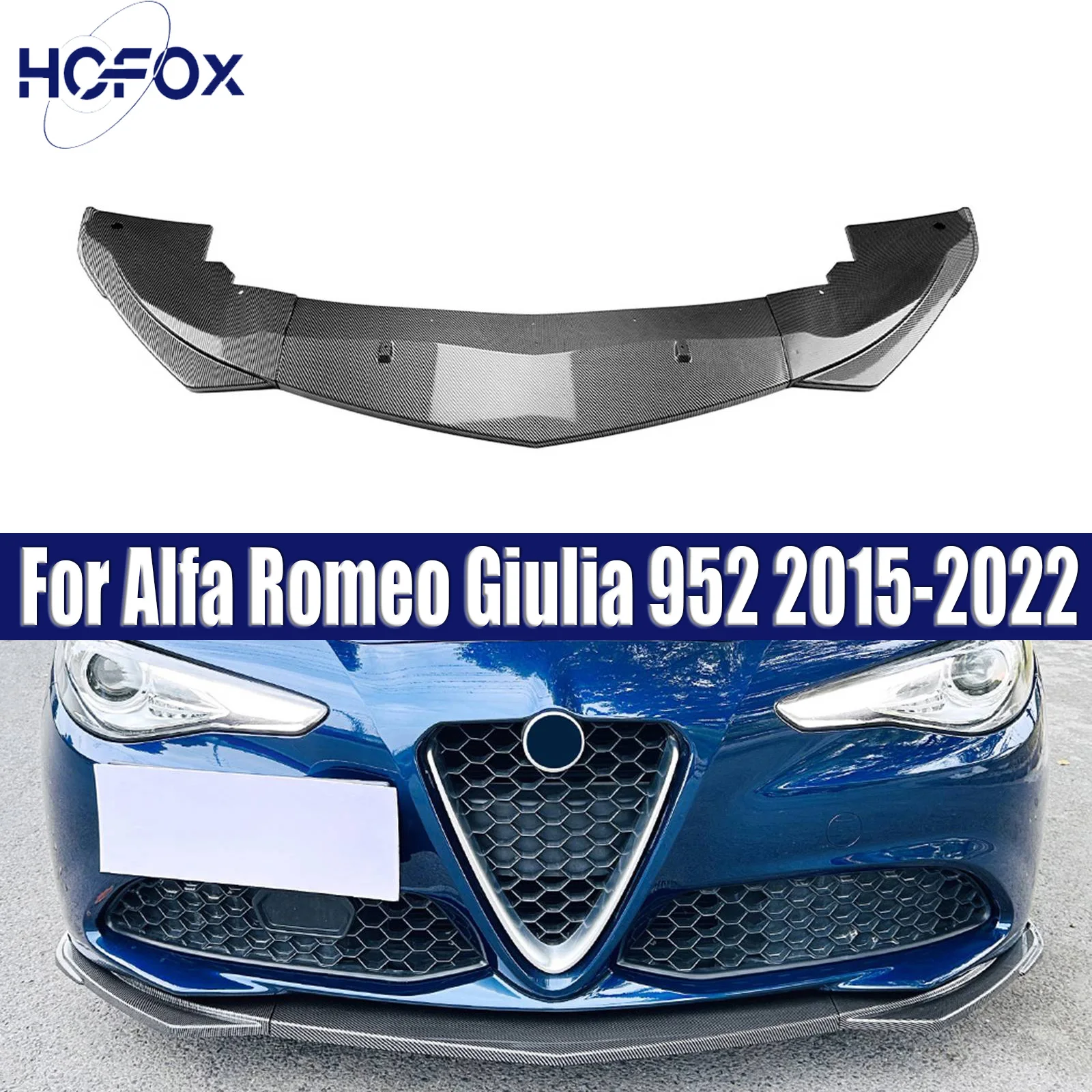 For Alfa Romeo Giulia 952 2015-2022 Front Bumper Lip Spoiler Splitter Diffuser Trim Bodykits
For Alfa Romeo Giulia 952 2015-2022 Front Bumper Lip Spoiler Splitter Diffuser Trim Bodykits