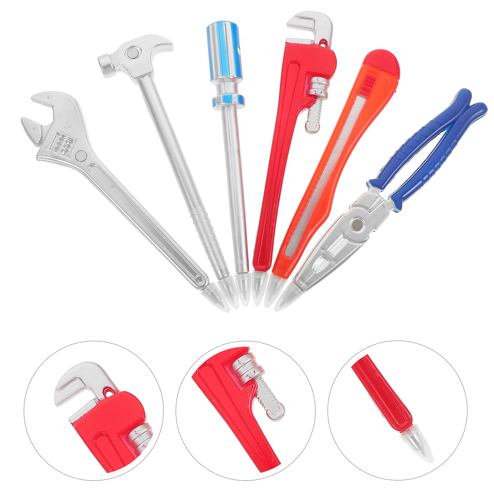 6 Pcs Hardware Tools Ballpoint Pen Household Adorable Writing Fun Pens Hardwares Shape Ink
6 Pcs Hardware Tools Ballpoint Pen Household Adorable Writing Fun Pens Hardwares Shape Ink