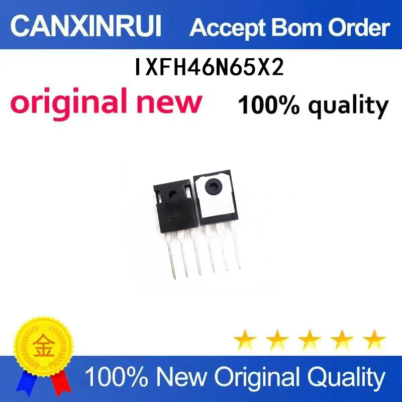 (5-100 Pieces) New IXFH46N65X2 47N60C3 46A 650V Switching Power Supply High Voltage MOSFET
(5-100 Pieces) New IXFH46N65X2 47N60C3 46A 650V Switching Power Supply High Voltage MOSFET