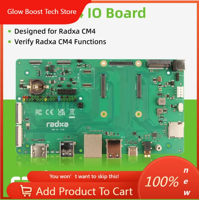 NYRadxa CM4 IO Board – Baseboard, Evaluation Board, IO Expansion Board for Radxa CM4 Module
NYRadxa CM4 IO Board – Baseboard, Evaluation Board, IO Expansion Board for Radxa CM4 Module