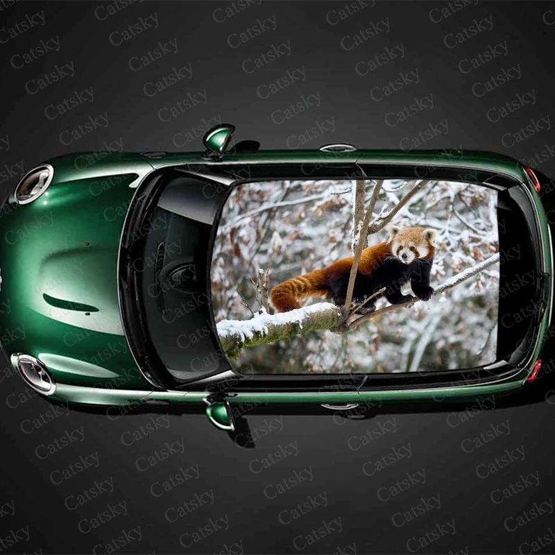 Lesser Panda Print Car Roof Sticker Wrap Racing SUV Auto Accessories Packaging Painted PVC Car Hood Graphic Decal Decoration
Lesser Panda Print Car Roof Sticker Wrap Racing SUV Auto Accessories Packaging Painted PVC Car Hood Graphic Decal Decoration
