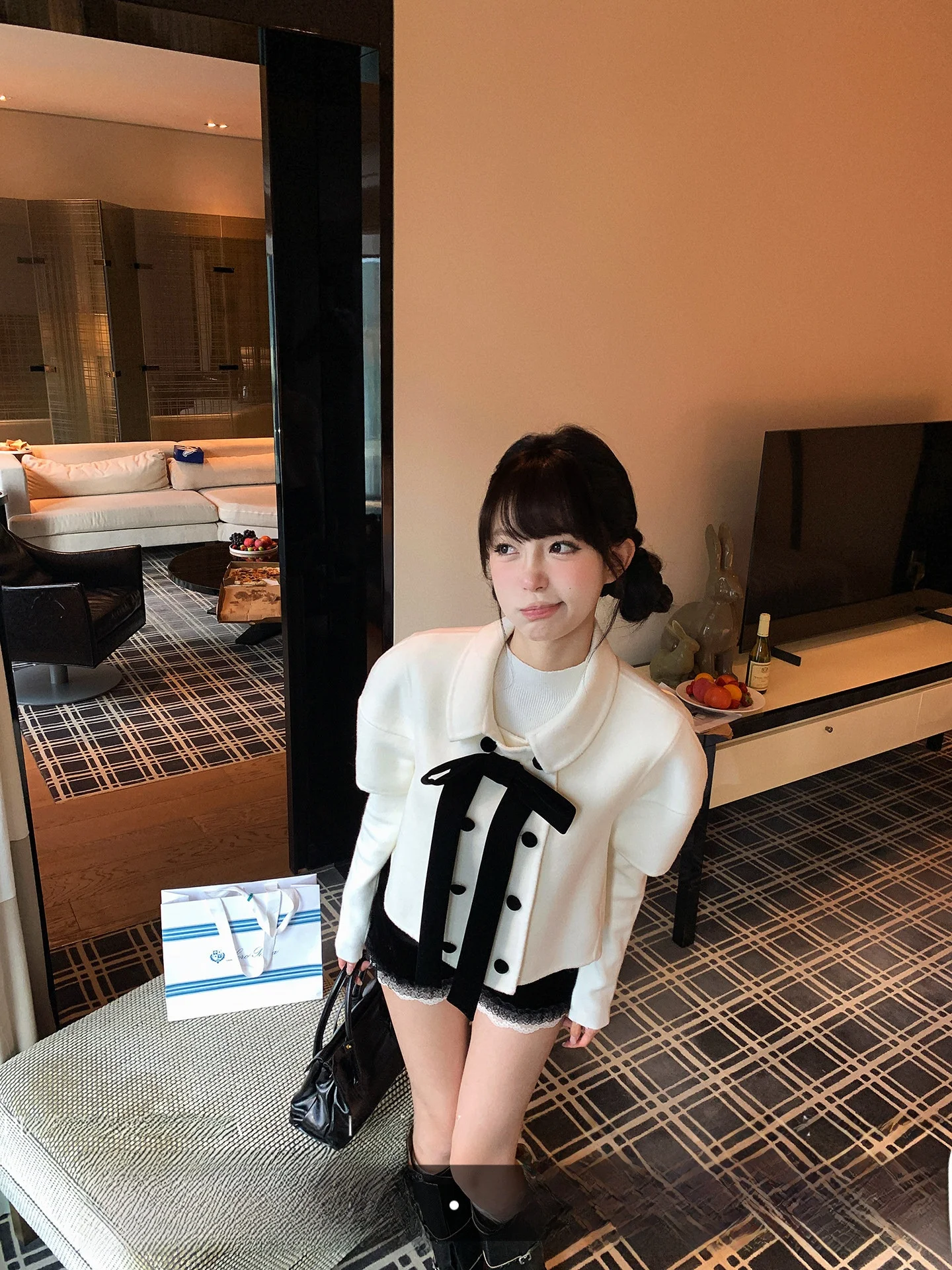 Pinksoya Double-Faced Woolen Knot ort Coat Women's Sli Winter Warm Sweet Sle Casual Online Exclusive Jaet
Pinksoya Double-Faced Woolen Knot ort Coat Women's Sli Winter Warm Sweet Sle Casual Online Exclusive Jaet