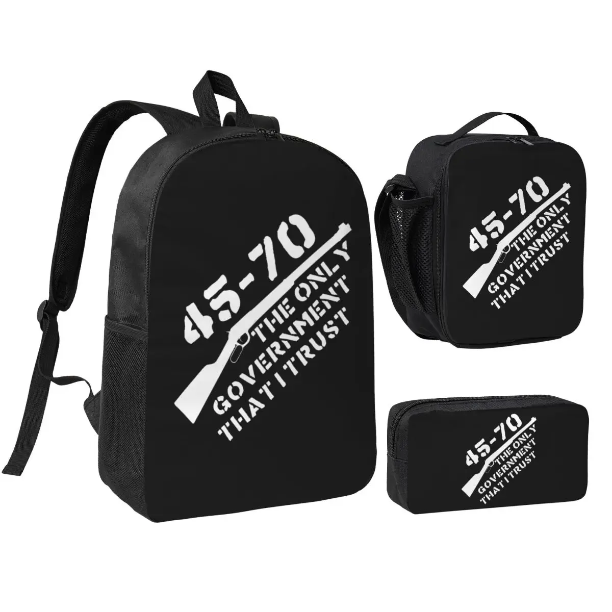 45-70 The Only Government I Trust Guns Firearms Anarchist Backpack BookBag School Bag Shoulder Bags 3ps Lunch Bag Pencil Case
45-70 The Only Government I Trust Guns Firearms Anarchist Backpack BookBag School Bag Shoulder Bags 3ps Lunch Bag Pencil Case