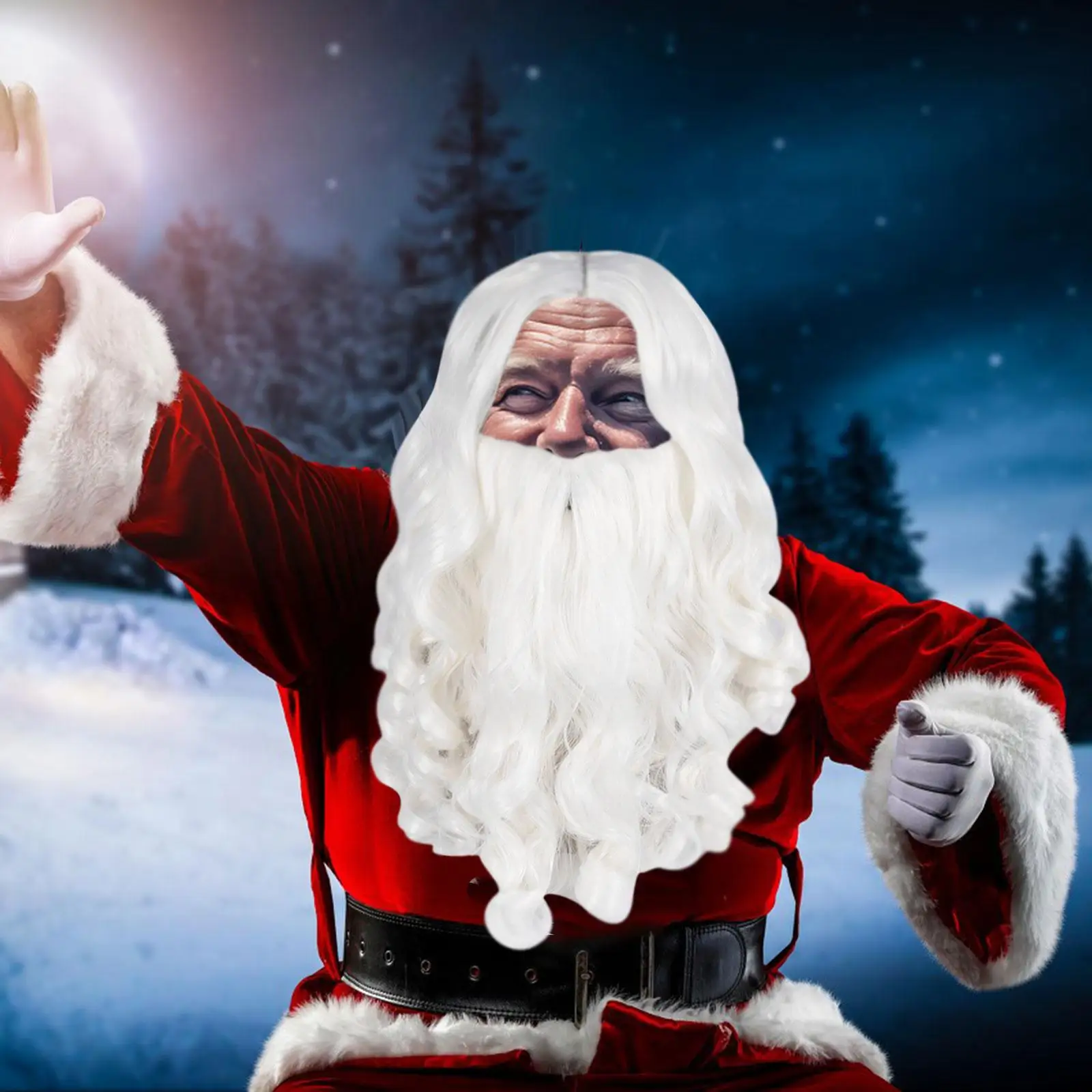 Santa Hair And Beard Set Cosplay Funny Long Xmas Decorative Santa Claus Costume Fancy Dress for Party Supplies Holidays Kids
Santa Hair And Beard Set Cosplay Funny Long Xmas Decorative Santa Claus Costume Fancy Dress for Party Supplies Holidays Kids