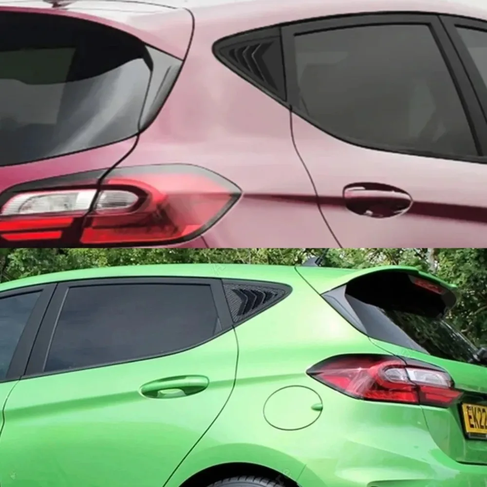 For Ford Fiesta MK8 2018+ Rear Window Side Louver Shutter Cover ABS Gloss Black No Drill 3M Tape Sun Shade Anti UV Car Styling
For Ford Fiesta MK8 2018+ Rear Window Side Louver Shutter Cover ABS Gloss Black No Drill 3M Tape Sun Shade Anti UV Car Styling