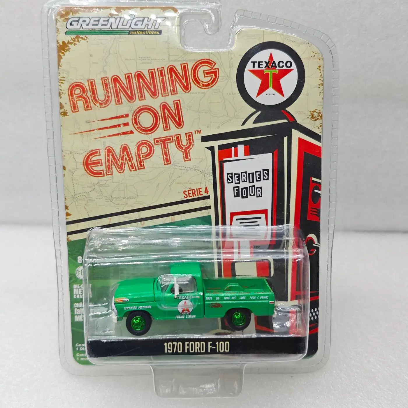 GreenLight 1:64 Runs in Empty Series 4 - 1970 Ford F-100 Green Machine Diecast Alloy Car Model Collectible
GreenLight 1:64 Runs in Empty Series 4 - 1970 Ford F-100 Green Machine Diecast Alloy Car Model Collectible