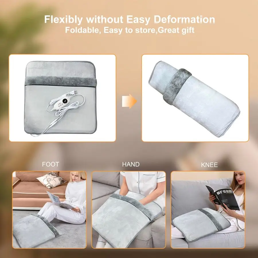 Sided Foot Warmer with LCD Display,Electric Feet Heating Pads for Women and Man with Non-Slip & Machine Washable,Electr
Sided Foot Warmer with LCD Display,Electric Feet Heating Pads for Women and Man with Non-Slip & Machine Washable,Electr