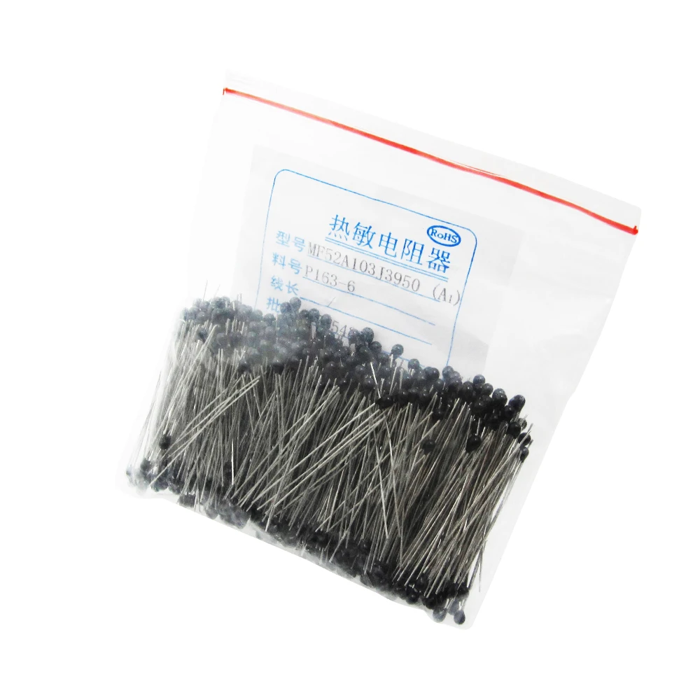100pcs 10k OHM NTC Thermistor Resistor NTC-MF52AT 10K +/-1% Thermal Resistor
100pcs 10k OHM NTC Thermistor Resistor NTC-MF52AT 10K +/-1% Thermal Resistor