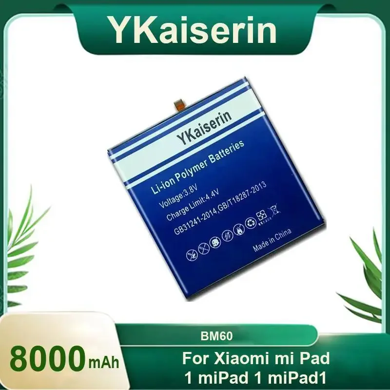YKaiserin BM60 BM 60 8000mAh Tablet Battery for Xiaomi Pad 1 Pad1 Mipad 1 A0101 Portablet Batteries Warranty + Track Code
YKaiserin BM60 BM 60 8000mAh Tablet Battery for Xiaomi Pad 1 Pad1 Mipad 1 A0101 Portablet Batteries Warranty + Track Code