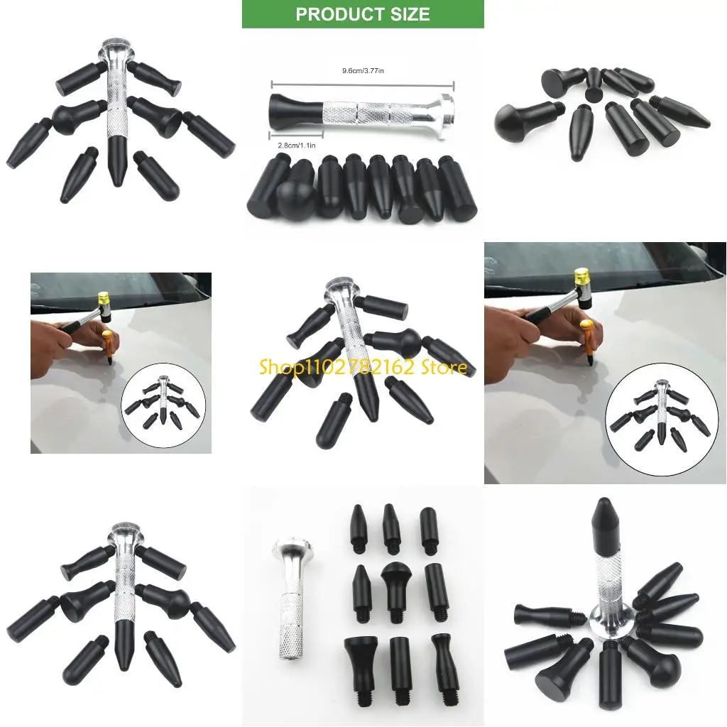 547B Pit Knocking Pen with Interchangeable Tip Professional Sheet Metal Dent Repair Leveling Pen Automotive Repair Tool
547B Pit Knocking Pen with Interchangeable Tip Professional Sheet Metal Dent Repair Leveling Pen Automotive Repair Tool