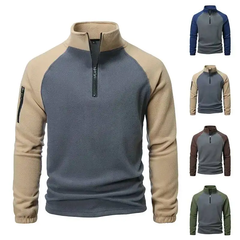 Men's Fleece-Lined Hoodie, Oversized, Casual, Outdoor, Autumn Winter, Color Block, Plush Fabric, Pullover Jacket
Men's Fleece-Lined Hoodie, Oversized, Casual, Outdoor, Autumn Winter, Color Block, Plush Fabric, Pullover Jacket