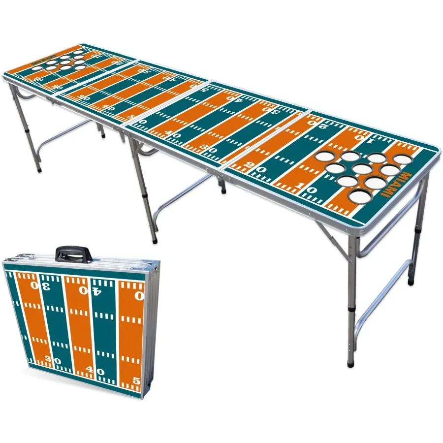 8Foot Folding Portable Pong Table with Optional Cup Holes and LED Lights for Indoor Outdoor Recreation Ideal for Home Game Room
8Foot Folding Portable Pong Table with Optional Cup Holes and LED Lights for Indoor Outdoor Recreation Ideal for Home Game Room