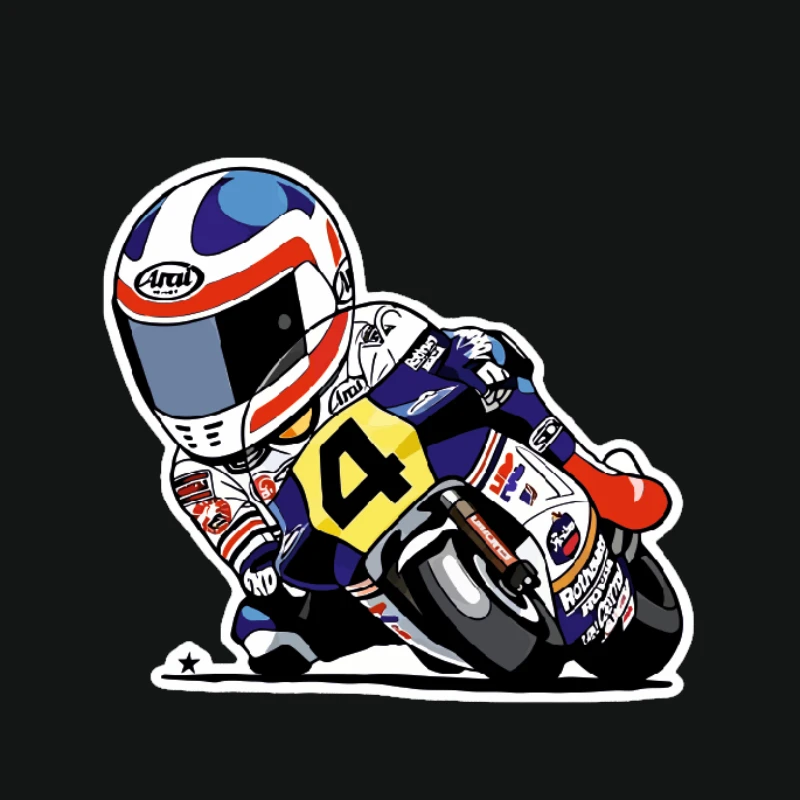 1Pc 10cm Chibi Motorcycle Racer #4 Cartoon Sticker Waterproof Vinyl Decal For Car Motorcycle Helmet Laptop Decor
1Pc 10cm Chibi Motorcycle Racer #4 Cartoon Sticker Waterproof Vinyl Decal For Car Motorcycle Helmet Laptop Decor