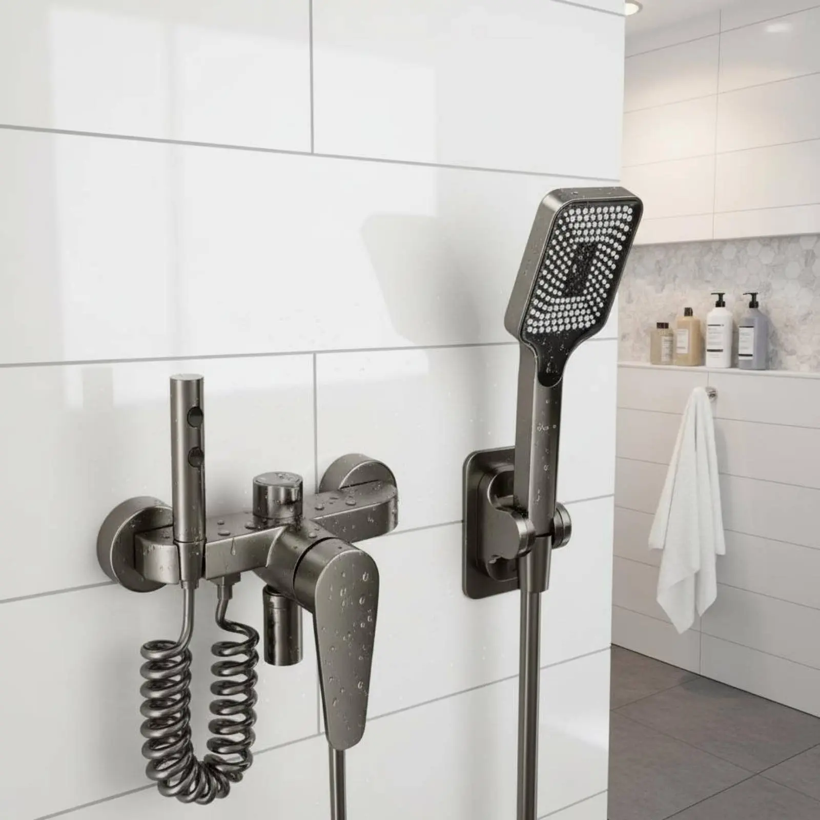 Wall Mount Shower System High Pressure Wall Mounted Shower System Easy to Clean Nozzles Air Infusion Technology
Wall Mount Shower System High Pressure Wall Mounted Shower System Easy to Clean Nozzles Air Infusion Technology