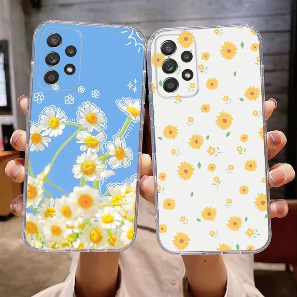 Summer Daisy Flower Phone Case For Samsung Galaxy A71,70,52,51,40,31,A50,30S,21S,Note20ultra Transparent Cover
Summer Daisy Flower Phone Case For Samsung Galaxy A71,70,52,51,40,31,A50,30S,21S,Note20ultra Transparent Cover