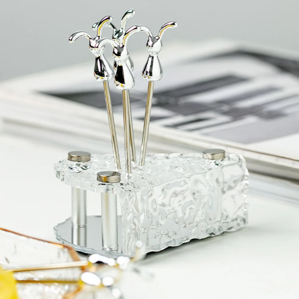 1Set Stainless Steel Rabbit Fruit Picks with Base Set Wear-Resistant Metal Bunny Dessert Picks for Birthday Party Carnival
1Set Stainless Steel Rabbit Fruit Picks with Base Set Wear-Resistant Metal Bunny Dessert Picks for Birthday Party Carnival