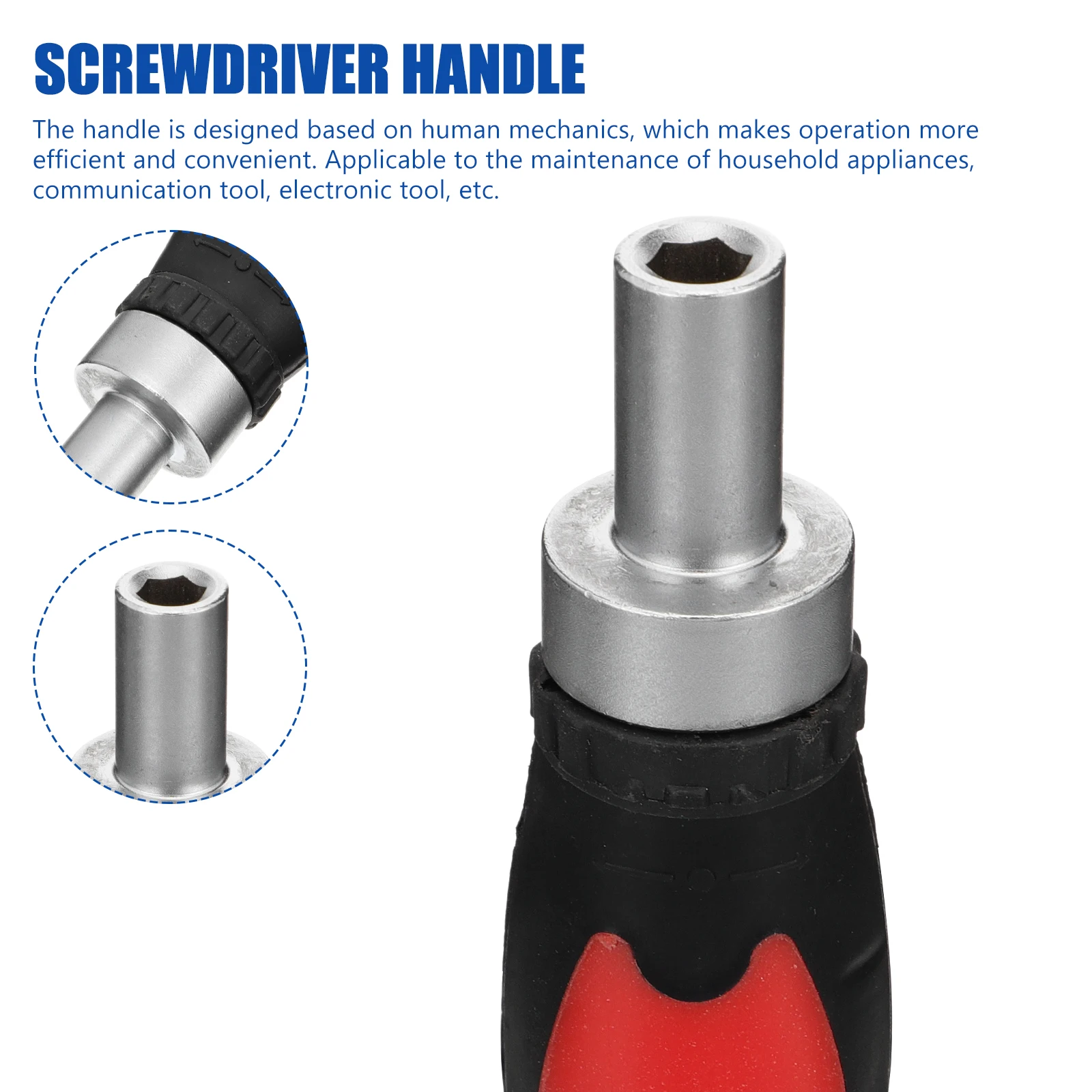 Replaceable Screwdriver Handle Premium Iron Material Wear-Resistant Efficient Operation for Home Repairing Tools
Replaceable Screwdriver Handle Premium Iron Material Wear-Resistant Efficient Operation for Home Repairing Tools