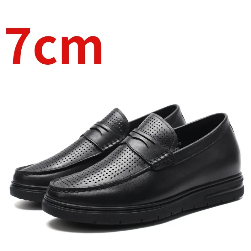 Men's Invisible Inner Height Increased 7cm Loafers Genuine Leather Thick Bottom Casual Sailing Shoes Height-increasing Shoes for
Men's Invisible Inner Height Increased 7cm Loafers Genuine Leather Thick Bottom Casual Sailing Shoes Height-increasing Shoes for