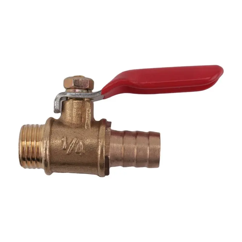 Латунный шаровой кран A93Z с полным проходом, рукояткой-рычагом, резьбой 10 мм x 1/4 дюйма PT (наружная) и штуцером для шланга
Латунный шаровой кран A93Z с полным проходом, рукояткой-рычагом, резьбой 10 мм x 1/4 дюйма PT (наружная) и штуцером для шланга