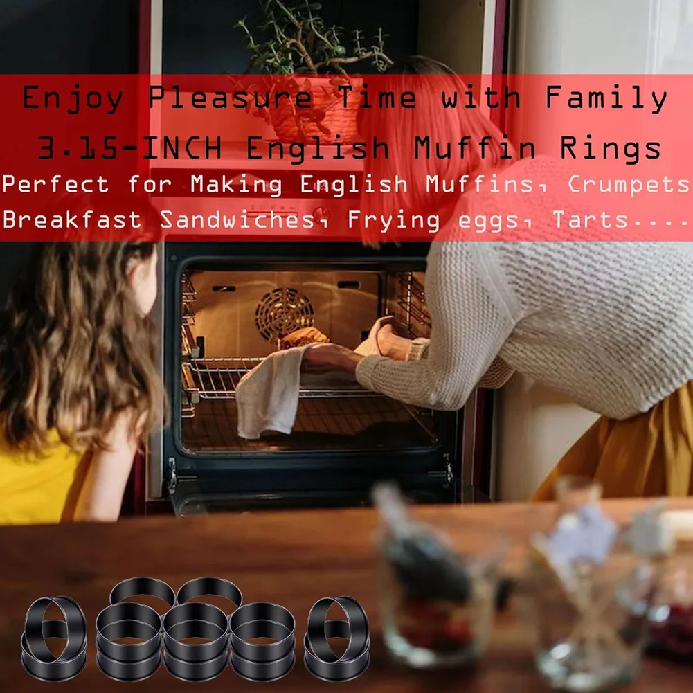 A48P-16P упаковок, английские кольца для кексов, кольца для Crumpet, нержавеющая сталь, двойные свернутые кольца для пирогов, круглые, черные
A48P-16P упаковок, английские кольца для кексов, кольца для Crumpet, нержавеющая сталь, двойные свернутые кольца для пирогов, круглые, черные