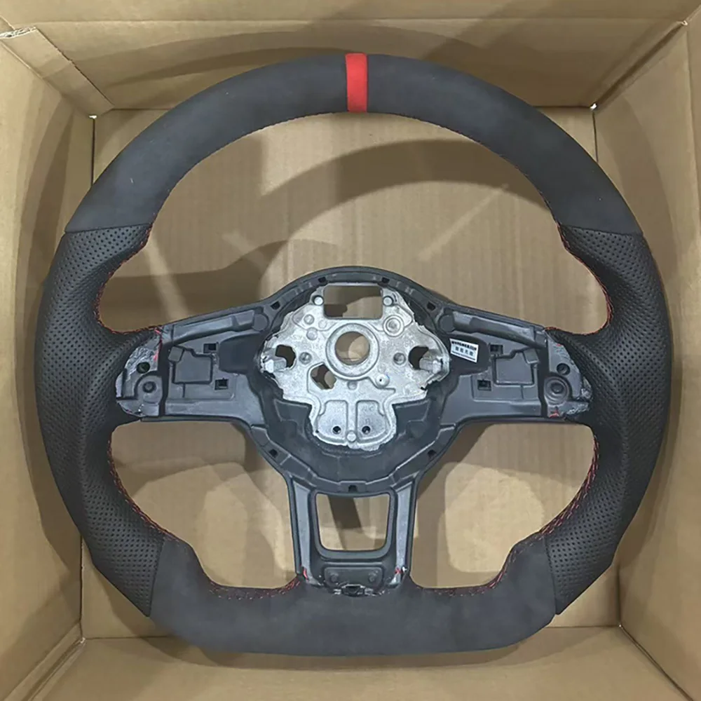 Half Alcantara Leather Red Stitching /Strip For VW Golf MK7 7.5 GTI GTD GTE R Polo RLine Sports Steering Wheel Base Assembly
Half Alcantara Leather Red Stitching /Strip For VW Golf MK7 7.5 GTI GTD GTE R Polo RLine Sports Steering Wheel Base Assembly