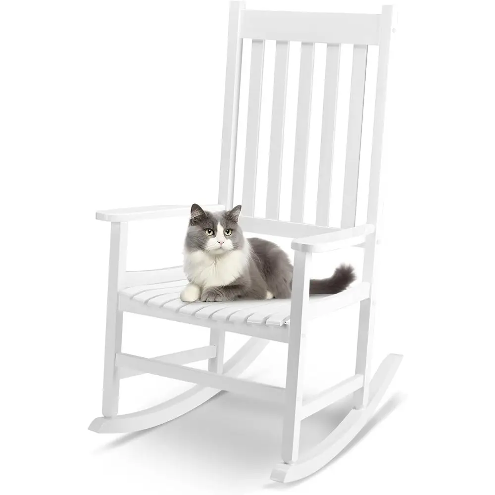 Outdoor Rocking Chair, Solid Wood High Back Rocker, All Weather Lounge Chair, Porch Patio Fire Pit Garden Backyard Deck Indoor,
Outdoor Rocking Chair, Solid Wood High Back Rocker, All Weather Lounge Chair, Porch Patio Fire Pit Garden Backyard Deck Indoor,