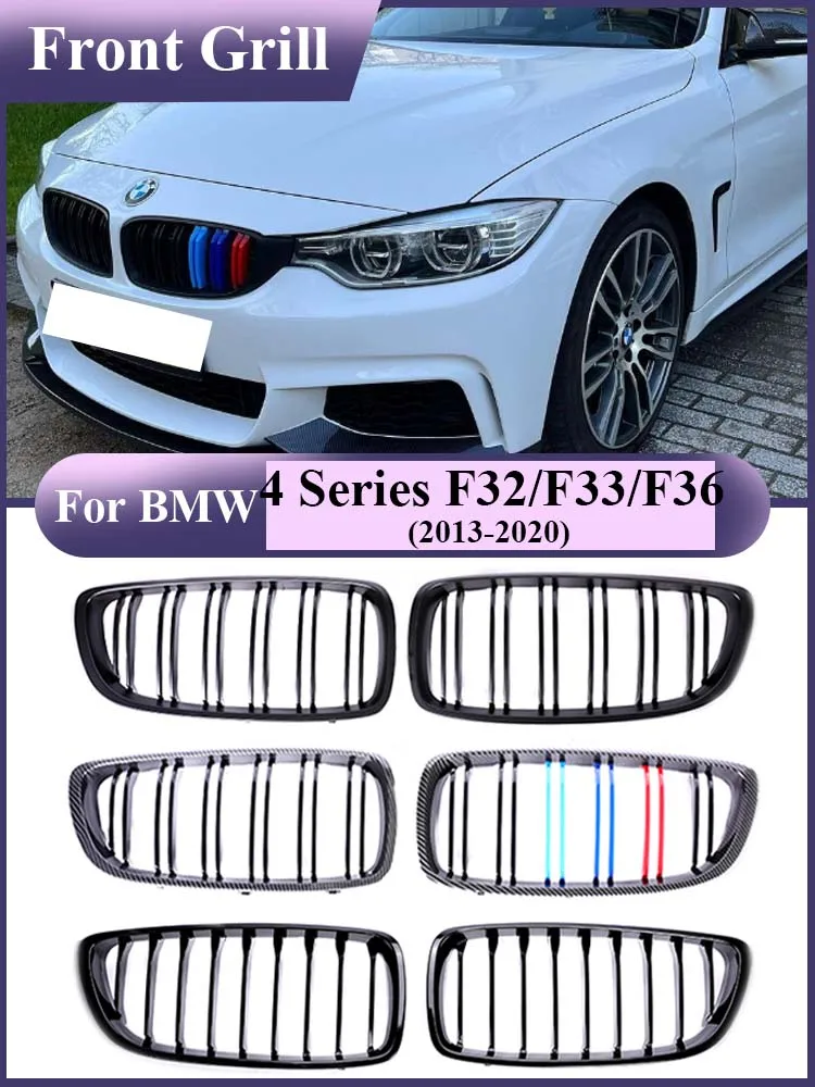 Glossy Black Front Upper Kidney Bumper Grill for BMW 4 Series F32 F33 F36 F80 F82 F83 M4 2013-2020 Carbon Fiber Refiting Grille
Glossy Black Front Upper Kidney Bumper Grill for BMW 4 Series F32 F33 F36 F80 F82 F83 M4 2013-2020 Carbon Fiber Refiting Grille
