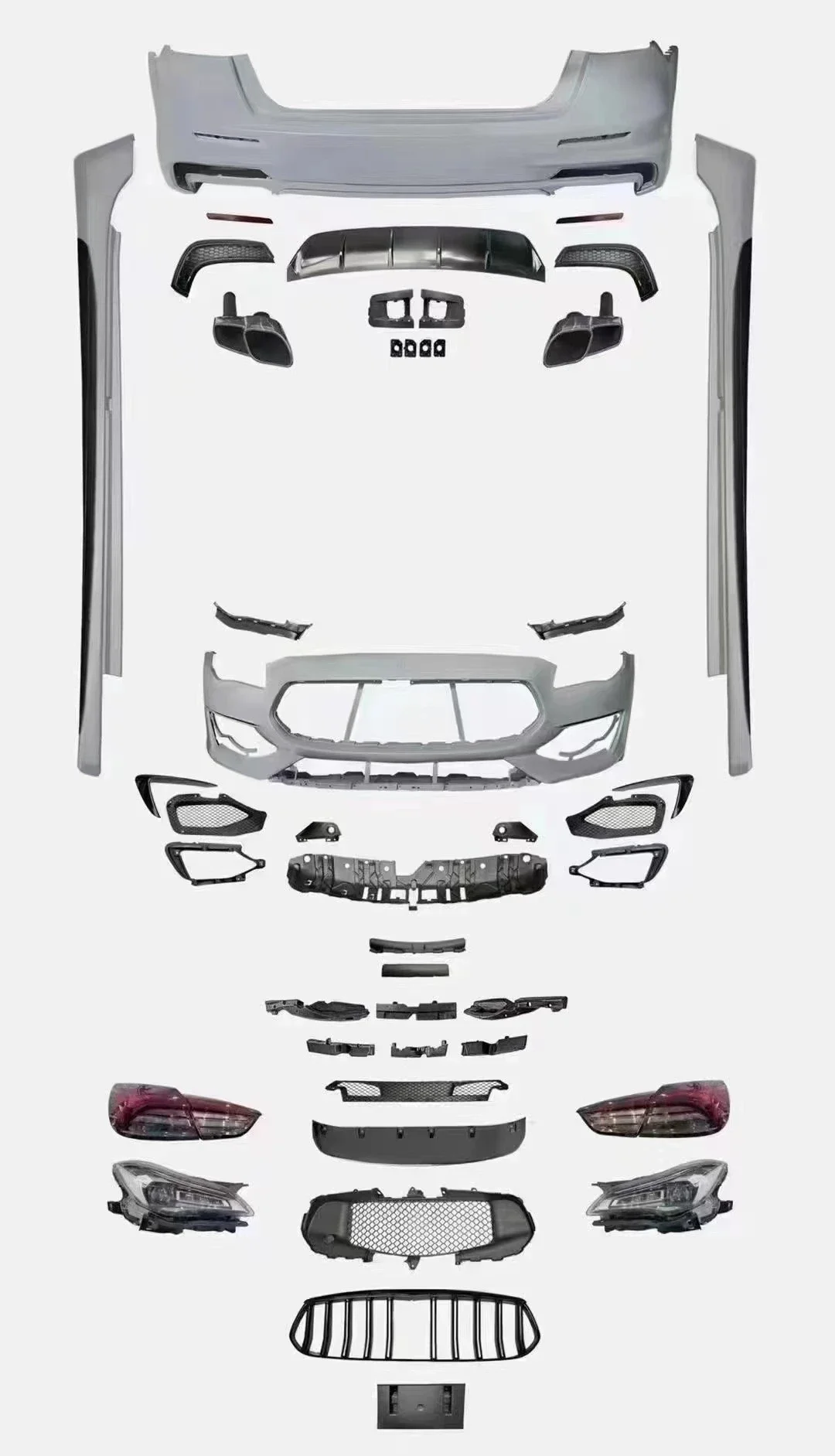 Car front rear Bumper assembly Surround for Maserati Quattroporte Trofeo Performance Body kit headlight taillight grill
Car front rear Bumper assembly Surround for Maserati Quattroporte Trofeo Performance Body kit headlight taillight grill