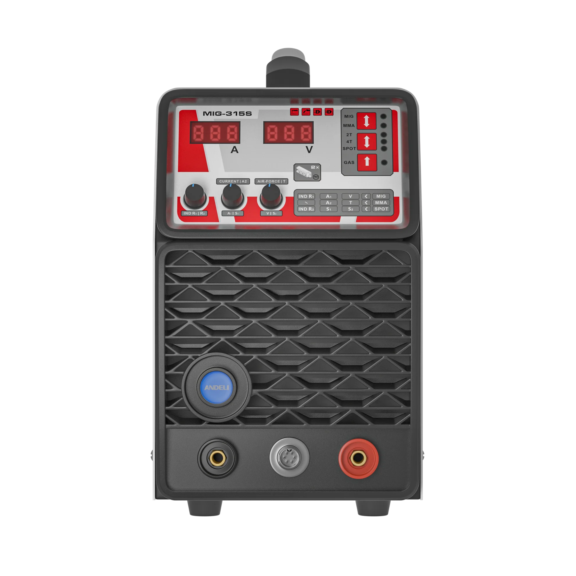 ANDELI MIG315S 220V/380V 315A 20KG Wire Gouge 2 In 1 For ALL Day 24 Hours Heavy Duty Industrial MIG Welding Machine
ANDELI MIG315S 220V/380V 315A 20KG Wire Gouge 2 In 1 For ALL Day 24 Hours Heavy Duty Industrial MIG Welding Machine