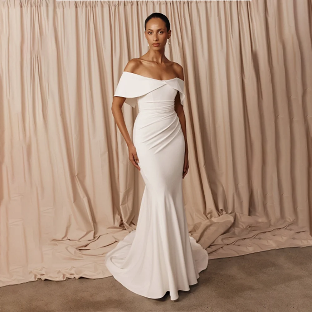 Exquisite Bride Gowns Strapless Mermaid Wedding Dress Lace Pleated Bridal Gown Draped Bridal Dress Formal Wedding Gown for Bride
Exquisite Bride Gowns Strapless Mermaid Wedding Dress Lace Pleated Bridal Gown Draped Bridal Dress Formal Wedding Gown for Bride