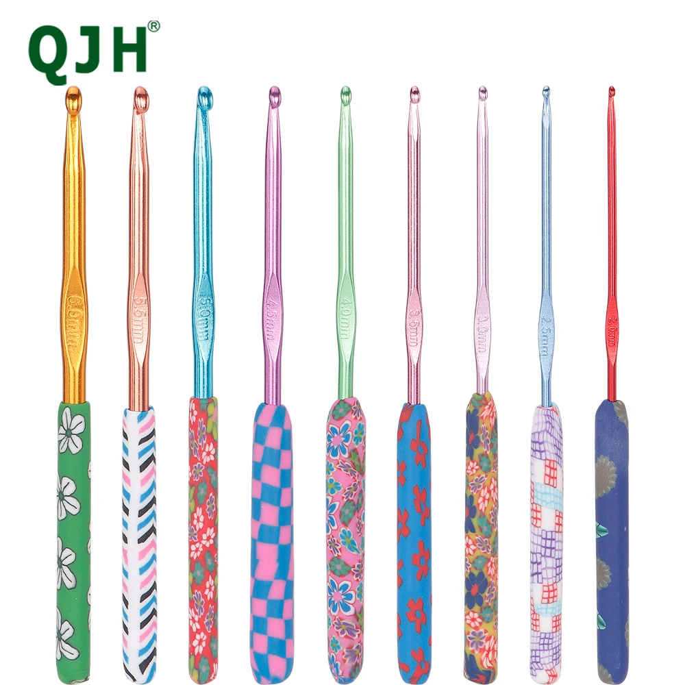 14pcs/Set Premium Colored Aluminum Crochet Hooks Set 2-6mm, Ergonomic Handle Crochet Hooks Needles for Arthritic Hands Best Gift
14pcs/Set Premium Colored Aluminum Crochet Hooks Set 2-6mm, Ergonomic Handle Crochet Hooks Needles for Arthritic Hands Best Gift