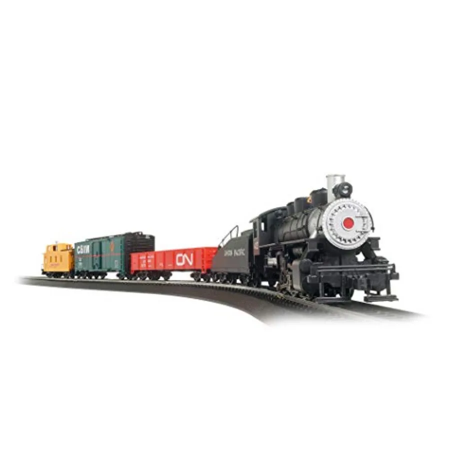 Trains - Pacific Flyer Ready To Run Electric Train Set - HO Scale for home display, plastic and metal construction, gray and re
Trains - Pacific Flyer Ready To Run Electric Train Set - HO Scale for home display, plastic and metal construction, gray and re